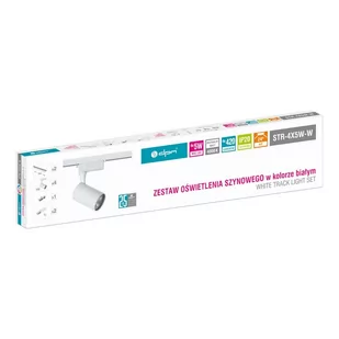 Zestaw LED szynoprzewód reflektor biały 4x5W - Lampy pozostałe - miniaturka - grafika 2