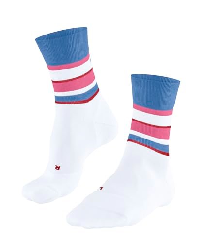 FALKE Mężczyźni Skarpety do biegania RU 4 Endurance Compression M So bawełna materiał funkcyjny kompresyjne 1 Para, Biały White 2006, 46-48