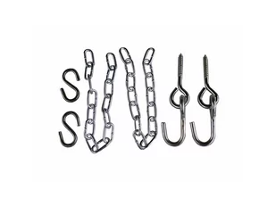 Vivere Zestaw mocujący do hamaka VIVERE CHAIN, srebrny - Hamaki - miniaturka - grafika 1