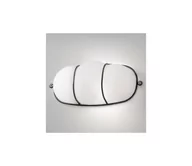 Lampy ścienne - SIRU - Kinkiet CAGE 1xGX53/10W/230V 22 cm czarny/biały szkło weneckie - miniaturka - grafika 1