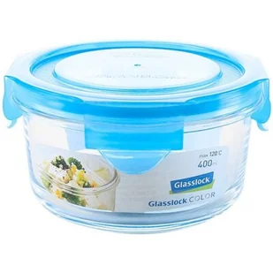 GLASSLOCK Pojemnik GLASSLOCK MCCB-040-COBL 0.4 l Niebieski - Akcesoria i części AGD - miniaturka - grafika 1