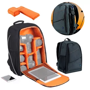 Plecak Fotograficzny Na Aparat Kamerę Laptop Table - Paski, szelki, uprzęże foto Plecak Fotograficzny Na Aparat Kamerę Laptop Table - Paski, szelki, uprzęże foto - miniaturka - grafika 1