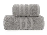 Ręczniki - Ręcznik Vito 50x90 popielaty jasny 500 g/m2 Frotex - miniaturka - grafika 1