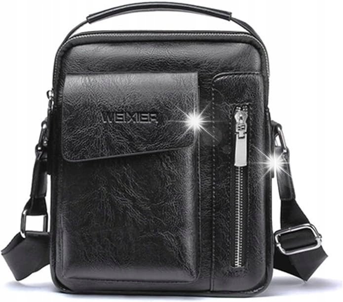 SASZETKA Torba męska na ramię LISTONOSZKA Vintage