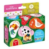 Książki edukacyjne - CzuCzu Moje zwierzątka 12+ Książeczka na kółeczku - miniaturka - grafika 1