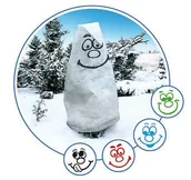 Folie budowlane - KAPTUR OCHRONNY 80 120CM AGRO NADRUK 50G/M2 BIAŁY WIĄZANY - miniaturka - grafika 1