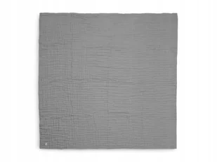 Jollein - Kocyk Muślinowy Cotton 120 X 120 Cm Storm Grey - Koce i narzuty dla dzieci - miniaturka - grafika 1