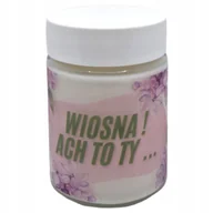 Świece - Ręcznie zalewana Świeca Sojowa Wiosna! Ach to Ty, naturalny bawełniany knot - miniaturka - grafika 1