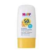 Balsamy i oliwki dla dzieci - HiPP Babysanft Ultra Sensitive Krem ochronny do twarzy na słońce SPF50+, 30ml >> 0zł za wysyłkę przy zakupach od 149 zł << - miniaturka - grafika 1