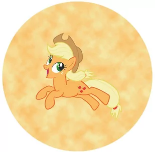 Dekoracyjny opłatek tortowy My Little Pony - 20 cm - Urodziny dziecka - miniaturka - grafika 1