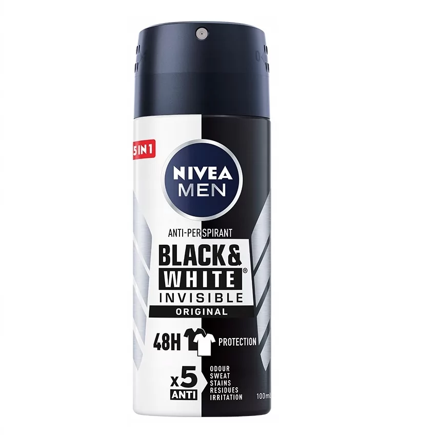 Nivea Men Black White Antyperspirant Spray 100ML