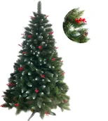Choinki - Choinka Sztuczna Sosna Szyszka Jarzębina 220 cm - miniaturka - grafika 1