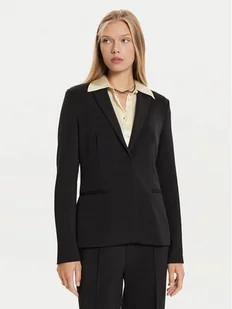 Calvin Klein Marynarka K20K207646 Czarny Regular Fit - Marynarki i żakiety damskie - miniaturka - grafika 1