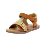 Buty dla dziewczynek - Kickers Dziewczęce sandały Diazz, Wielbłąd złoty, 20 EU - miniaturka - grafika 1