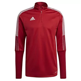 Koszulki i topy damskie - Adidas Męski sweter TIRO21 TR Top, Team Power czerwony, 2XL GH7303 - grafika 1