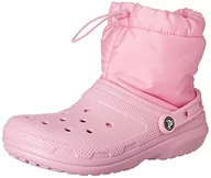Buty dla dziewczynek - Crocs Unisex klasyczne wyściełane Neo buciki śniegowe, Różowy baleriny - 36.5 EU - miniaturka - grafika 1