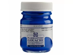 Talens Talens Gouache Extra Fine Jar 50 ml Cobalt Blue Ultramarine - Farby i media malarskie - miniaturka - grafika 1