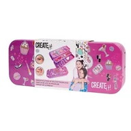 Zabawy w naśladowanie dorosłych - zestaw make-up puszka 3 poziomy create it! - miniaturka - grafika 1