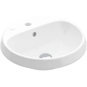 Umywalki - Villeroy & Boch Architectura umywalka 45 cm wpuszczana okrągła Weiss Alpin 5A654501 - miniaturka - grafika 1