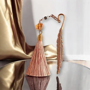 DOBROBYT : zakładka PREMIUM : cytryn, k. górski, kwarc dymny - Zakładki do książek - miniaturka - grafika 1