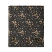 Portfele - Portfel Guess Vezzola Smart Slg SMEVZL LEA22 Brązowy - miniaturka - grafika 1