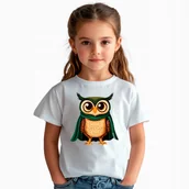 Moda i Uroda OUTLET - Koszulka dla dziecka "Sowa" Bawełna 116 - miniaturka - grafika 1
