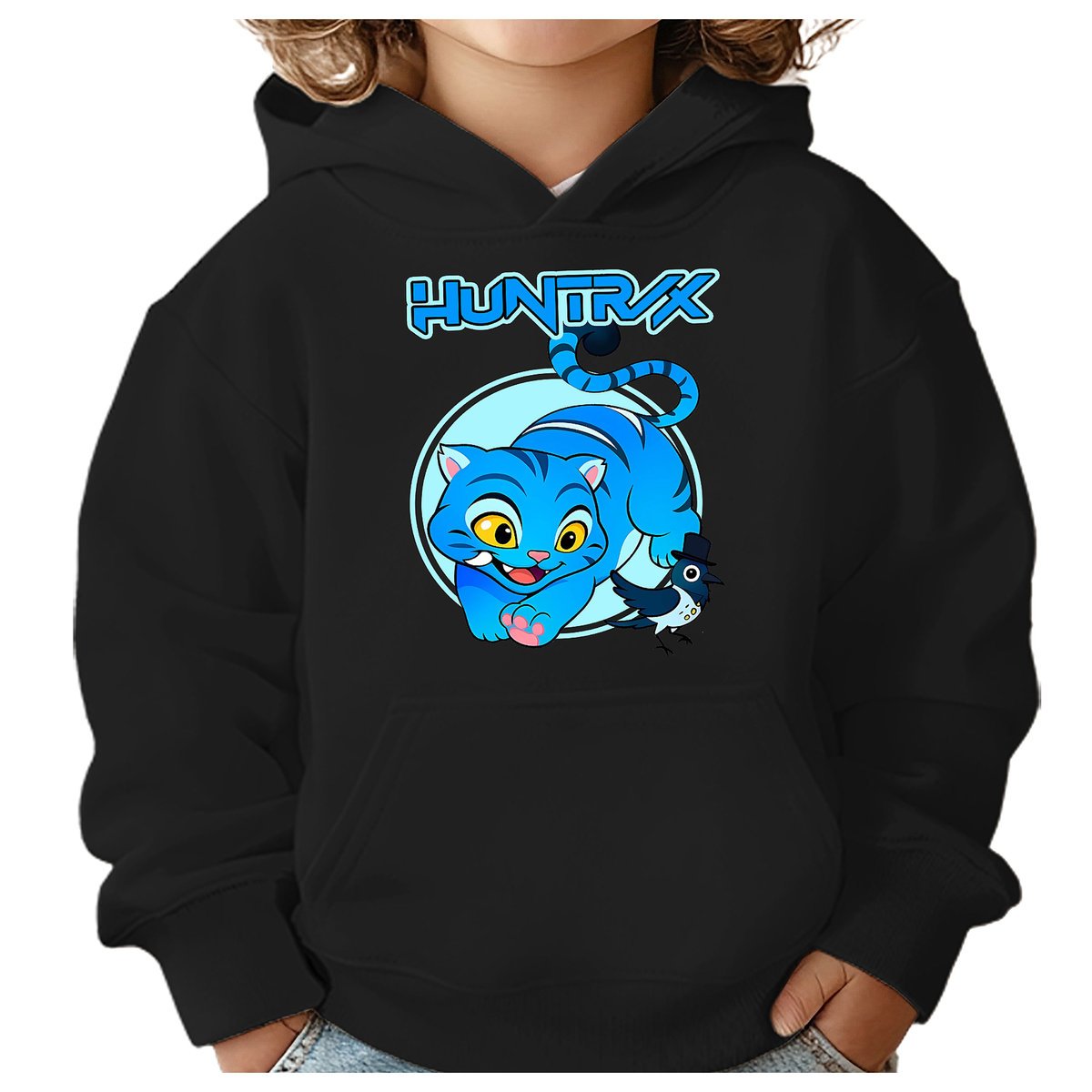 BLUZA DZIECIĘCA DERPY KOT DEMON HUNTERS HUNTRIX 134-140 Z KAPTUREM