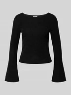 Sukienki - Bluzka z długim rękawem i okrągłym dekoltem model ‘GILLY’ - miniaturka - grafika 1