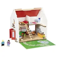 Domki dla lalek - Przenośny domek dla lalek Eco House z akcesoriami - miniaturka - grafika 1