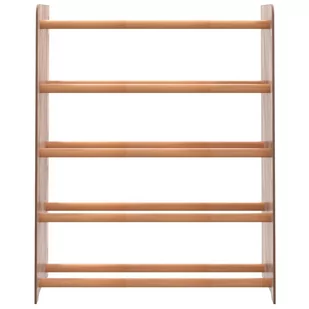 Lumarko Półka na buty, brązowa, 65x24x81 cm, materiał drewnopochodny - Szafki na buty - miniaturka - grafika 4