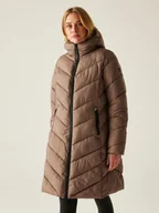 Kurtki damskie - Regatta Płaszcz pikowany "Anita" w kolorze szarobrązowym - miniaturka - grafika 1