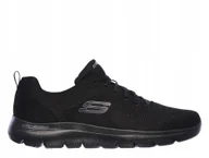 Sneakersy męskie - Buty sportowe męskie Skechers Summits Oddychające Sneakersy 232057-BBK - miniaturka - grafika 1