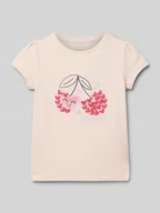 Koszulki dla dziewczynek - T-shirt z nadrukowanym motywem - miniaturka - grafika 1