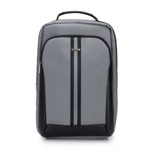 Męski plecak na laptopa 17” z tasiemką - Torby na laptopy - miniaturka - grafika 1