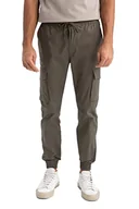 Spodenki męskie - DeFacto Męskie spodnie do biegania – męskie spodnie sportowe, D Khaki., 38W / 34L - miniaturka - grafika 1