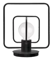 Lampy stojące - Sigma Aura Kwadrat lampka stołowa 1-punktowa czarna/biała 50082 - miniaturka - grafika 1