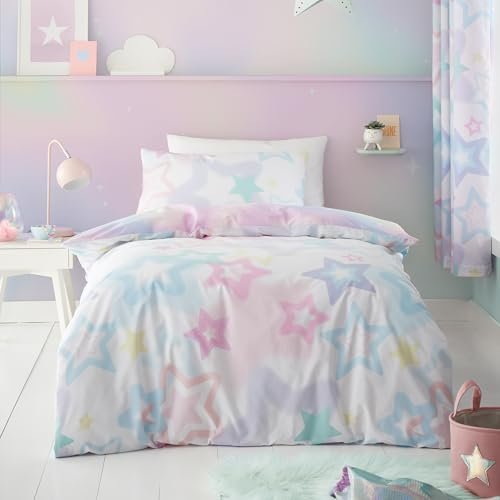 Pościel dziecięca jednoosobowa 135x200 cm Ombre Stars – Catherine Lansfield