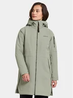 Kurtki damskie - Didriksons Parka Ella Wns Parka 2 504835 Zielony Regular Fit - miniaturka - grafika 1