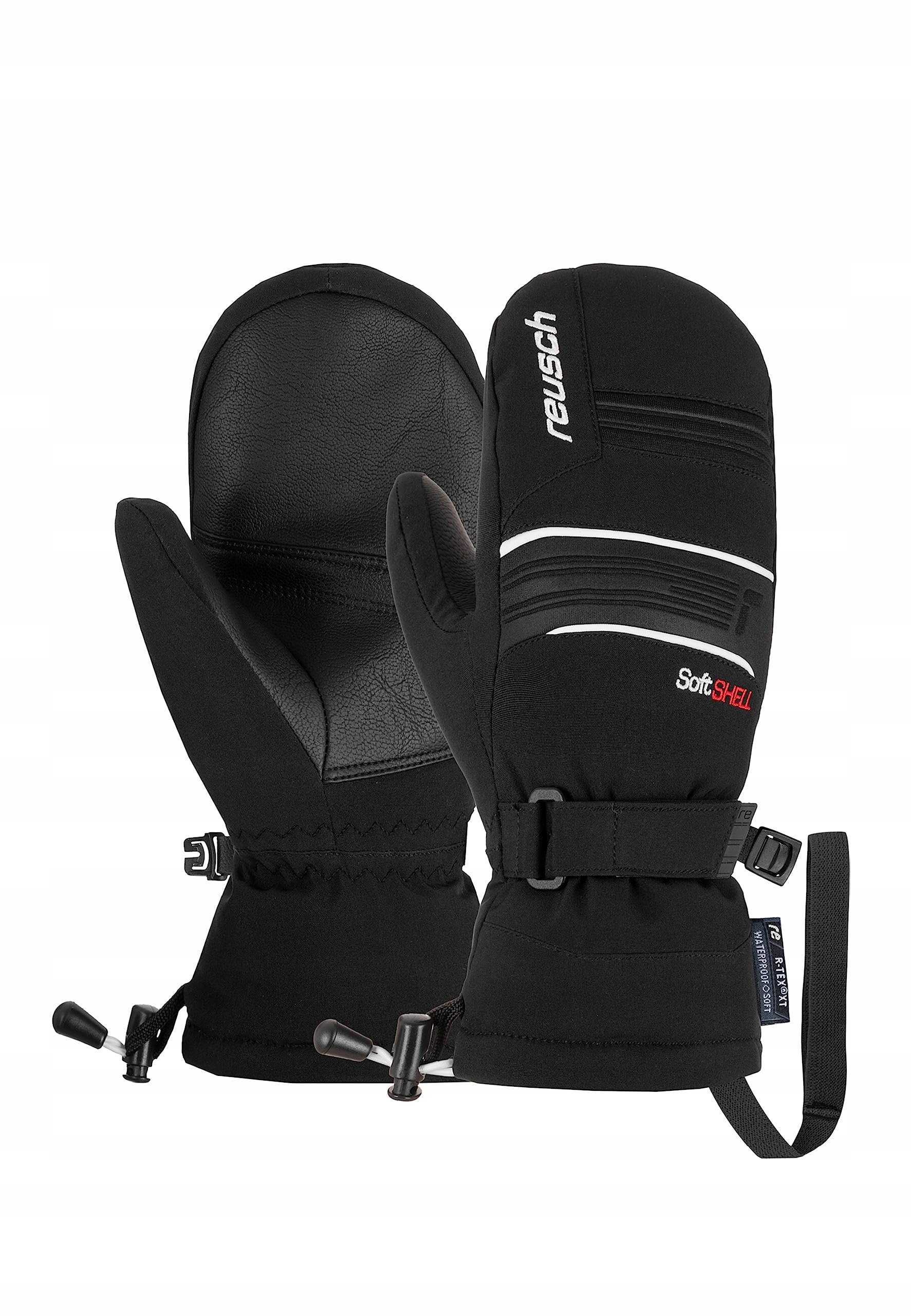 Reusch Kondor R-tex Xt Junior rękawiczki dziecięce czarno-białe 5.5