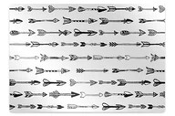 Podnóżki, podpórki, podkładki - Podkładka pod krzesło Strzały geometryczne 140x100 cm - miniaturka - grafika 1