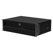 Akcesoria do szaf serwerowych - Szuflada Rack 19", 3U, 320mm, czarna - miniaturka - grafika 1