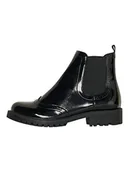 Botki damskie - VERO MODA Damskie botki VMGLORIATHEA BOOT czarny (PATENT Black), 36 EU - miniaturka - grafika 1