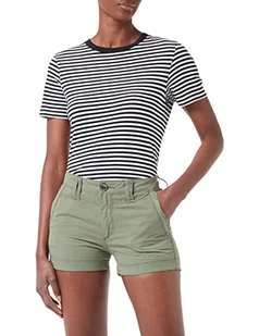 Pepe Jeans Damskie szorty Balboa, Zielony (zielony winnica), 34W - Spodenki damskie - miniaturka - grafika 1