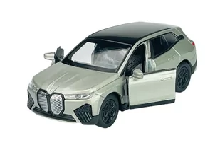 WELLY BMW iX I20 SREBRNY 1:34 SAMOCHÓD NOWY METALOWY MODEL - Samochody i pojazdy dla dzieci - miniaturka - grafika 1