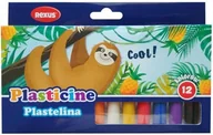 Masy plastyczne - Rexus Plastelina 12 kolorów Rexus - miniaturka - grafika 1