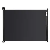 Zabezpieczenia dla dzieci - Barierka Rozwijana, Bramka Zabezpieczająca Na Schody I Drzwi Nukido, Czarna - miniaturka - grafika 1