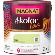 Farby wewnętrzne - Farba #Kolor Love KL22 pistacjowa zieleń 2,5 l Magnat - miniaturka - grafika 1