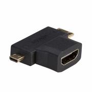 Akcesoria do komputerów stacjonarnych - Akyga Akyga adapter hdmi f mini hdmi m + micro hdmi m ak-ad-23 ak-ad-23 AK-AD-23 - miniaturka - grafika 1