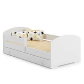 Łóżka dla dzieci i młodzieży - Łóżko dziecięce LUK z szufladą i barierką 180x80 - miniaturka - grafika 1