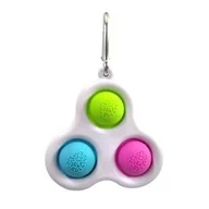 Zabawki sensoryczne - Breloczek zabawka antystresowa Push pop bubble Typ 3 - miniaturka - grafika 1